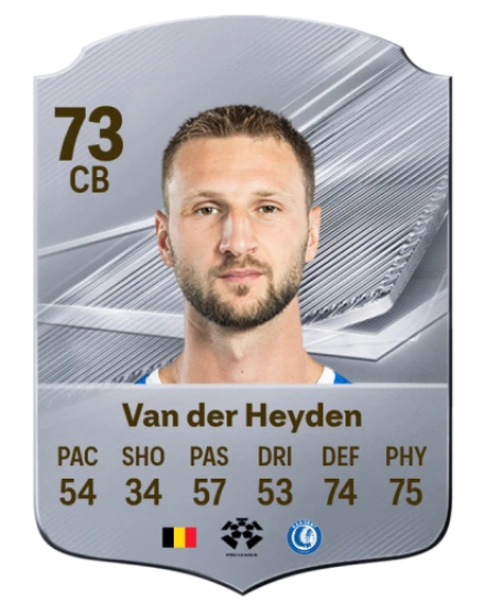 Van der Heyden 73 Common CB FC 26 card