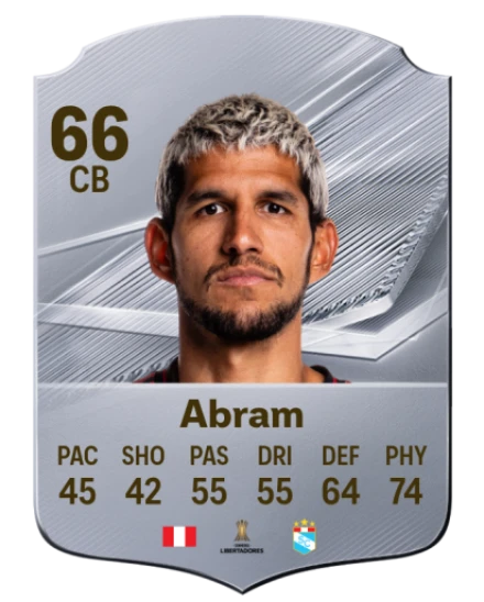 Abram 66 Silver CB FC 27 card