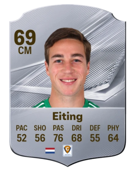 Eiting 69 Silver CM FC 27 card