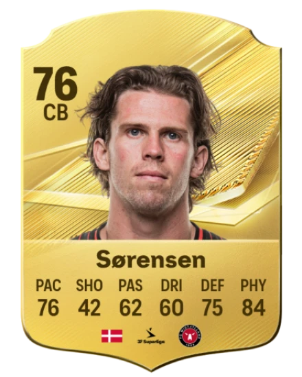 Sørensen 76 Common CB FC 26 card