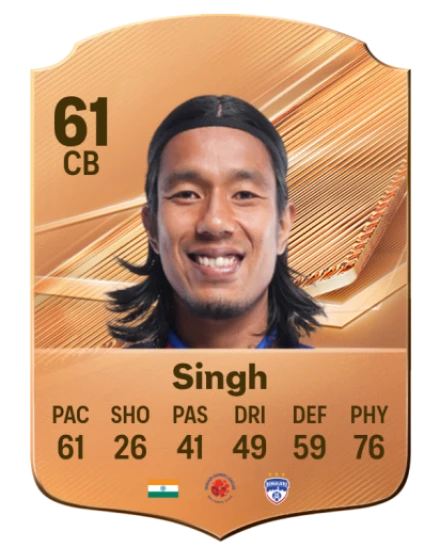 Singh 61 Common CB FC 26 card