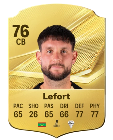Lefort 76 Common CB FC 26 card
