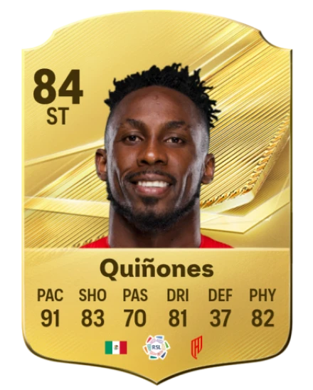 Quiñones 84 Common ST FC 26 card