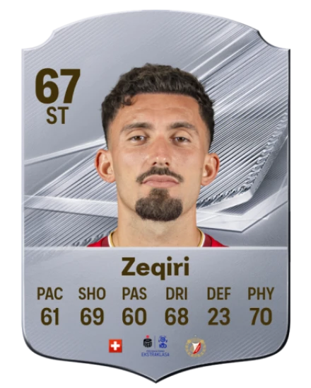 Zeqiri 67 Silver ST FC 27 card