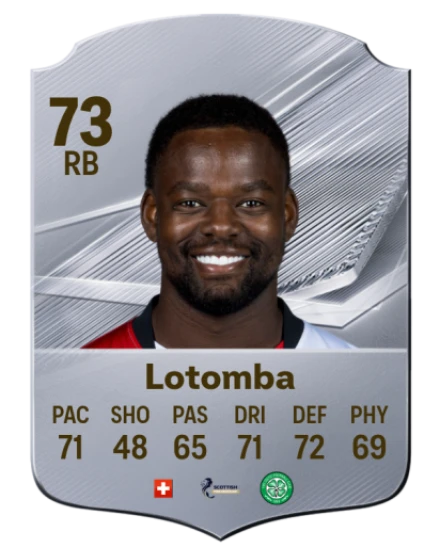 Lotomba 73 Silver RB FC 27 card