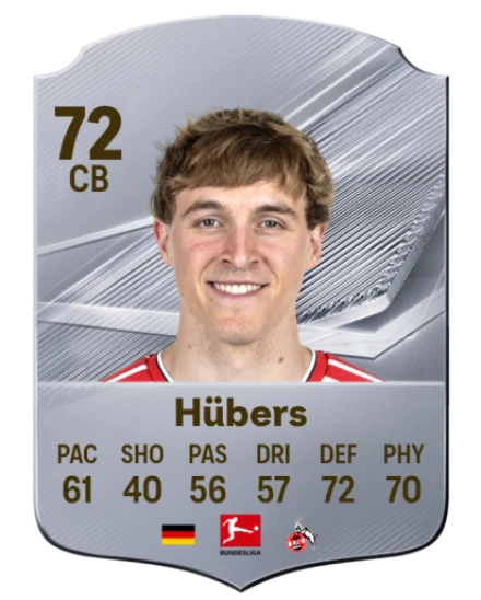 Hübers 72 Silver CB FC 27 card
