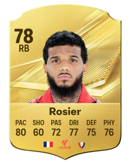 Rosier 78 Common RB FC 26 card