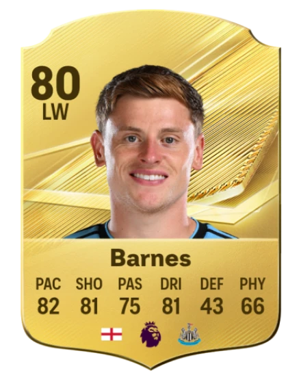 Barnes 80 Common LW FC 26 card