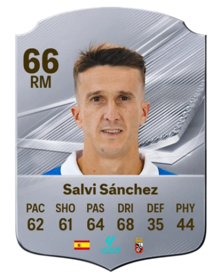 Salvi Sánchez 66 Silver RM FC 27 card