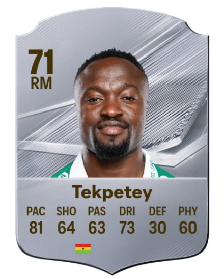 Tekpetey 71 Common RM FC 26 card