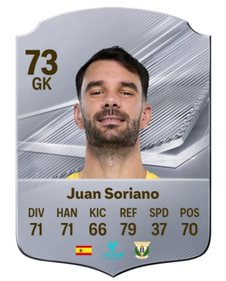 Juan Soriano 73 Rare GK FC 26 card