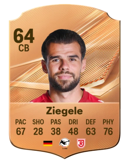 Ziegele 64 Common CB FC 26 card