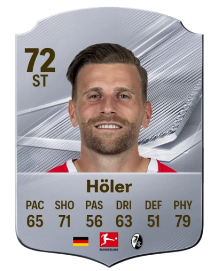 Höler 72 Silver ST FC 27 card