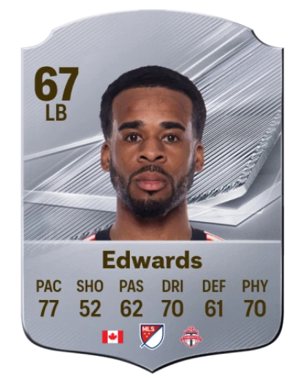 Edwards 67 Silver LB FC 27 card