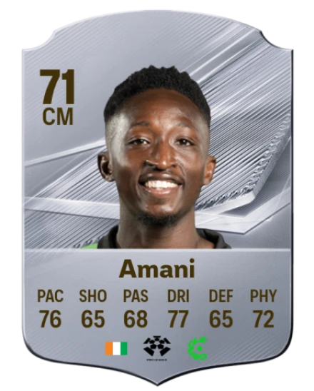 Amani 71 Common CM FC 26 card