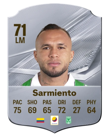 Sarmiento 71 Common LM FC 26 card
