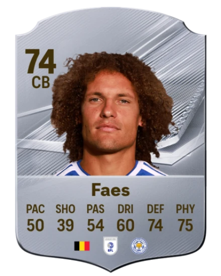 Faes 74 Common CB FC 26 card