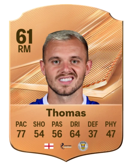 Thomas 61 Bronze RM FC 27 card