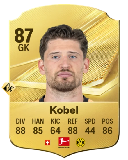Kobel 87 Common GK FC 26 card