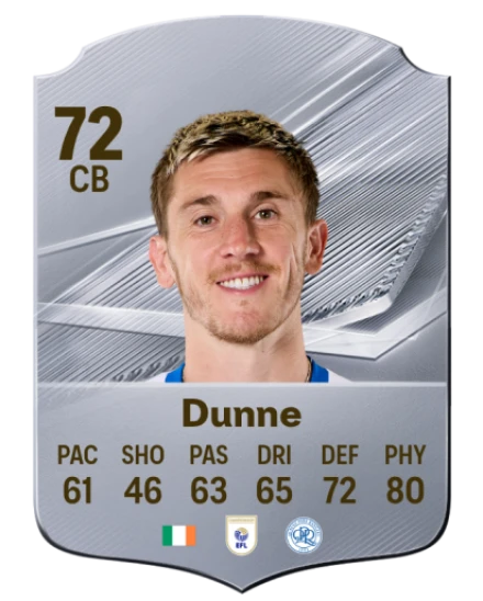 Dunne 72 Common CB FC 26 card