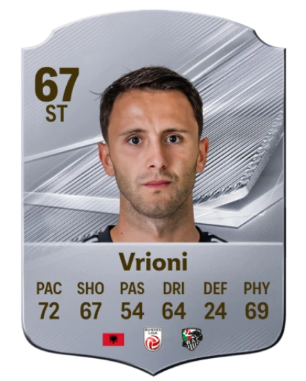 Vrioni 67 Common ST FC 26 card