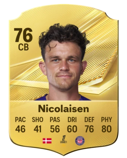 Nicolaisen 76 Common CB FC 26 card