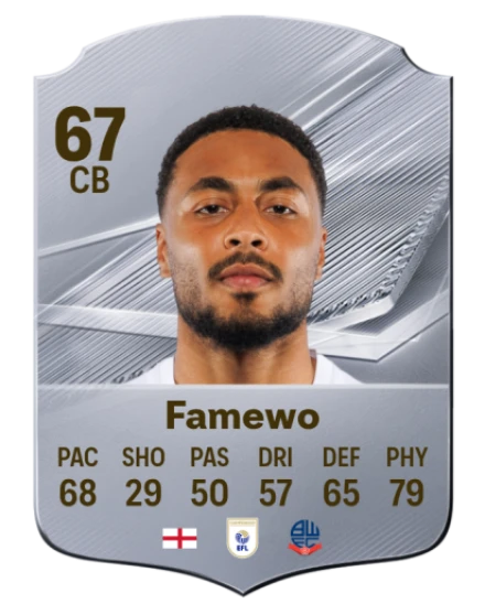 Famewo 67 Common CB FC 26 card