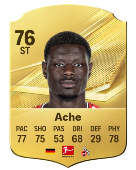 Ache 76 Common ST FC 26 card