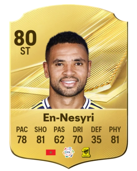 En-Nesyri 80 Common ST FC 26 card