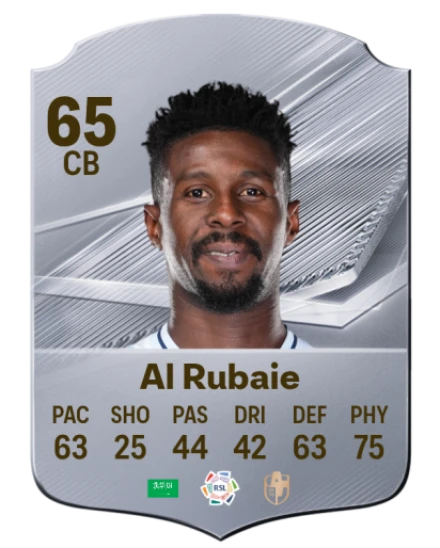 Al Rubaie 65 Common CB FC 26 card