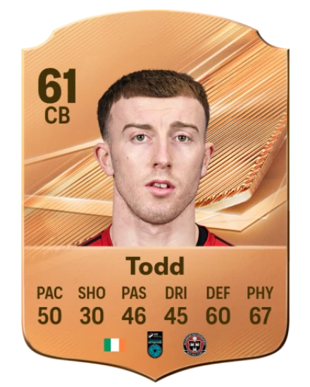 Todd 61 Common CB FC 26 card