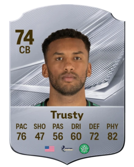 Trusty 74 Common CB FC 26 card