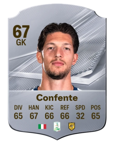 Confente 67 Silver GK FC 27 card