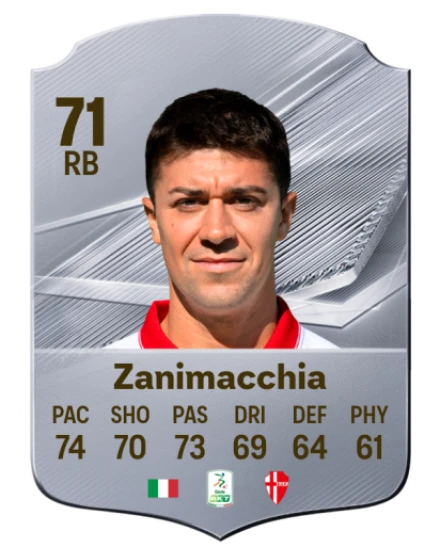 Zanimacchia 71 Common RB FC 26 card