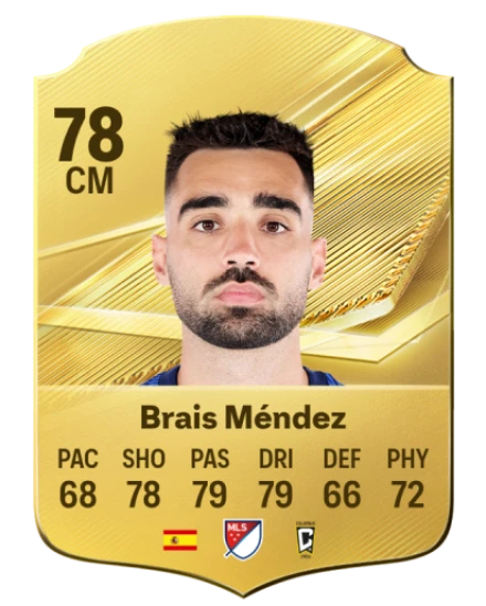 Brais Méndez 78 Common CM FC 26 card