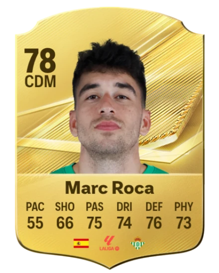 Marc Roca 78 Common CDM FC 26 card