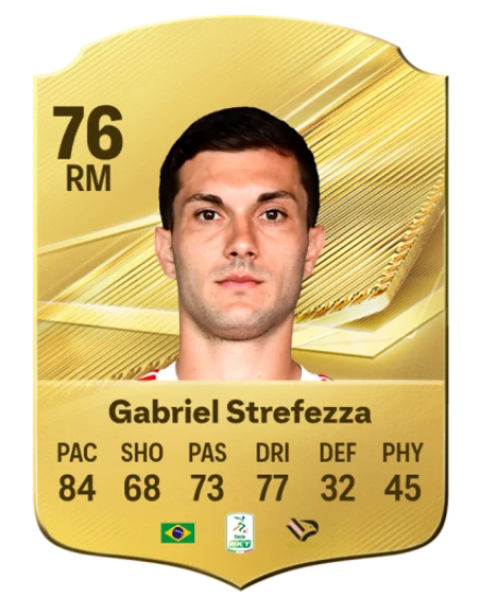 Gabriel Strefezza 76 Common RM FC 26 card