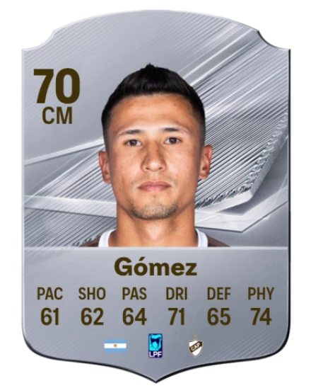 Gómez 70 Silver CM FC 27 card