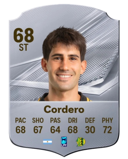 Cordero 68 Silver ST FC 27 card