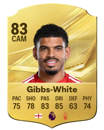 Gibbs-White 83 Common CAM FC 26 card