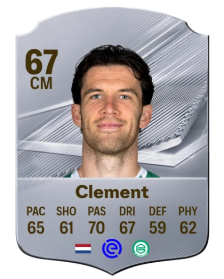 Clement 67 Common CM FC 26 card
