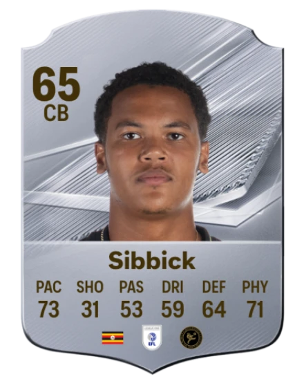 Sibbick 65 Common CB FC 26 card