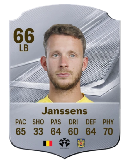 Janssens 66 Silver LB FC 27 card