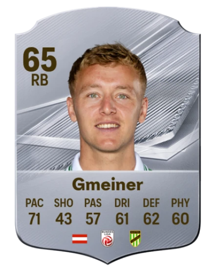Gmeiner 65 Common RB FC 26 card