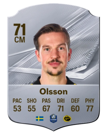 Olsson 71 Common CM FC 26 card