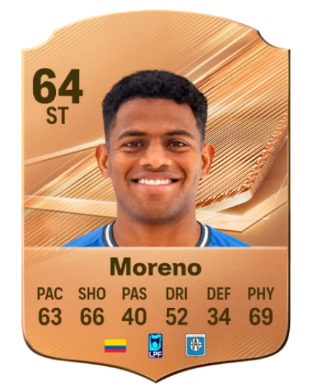 Moreno 64 Bronze ST FC 27 card