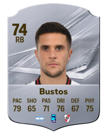 Bustos 74 Common RB FC 26 card