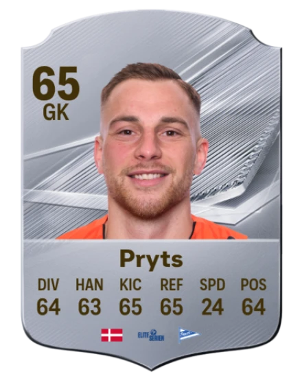 Pryts 65 Silver GK FC 27 card