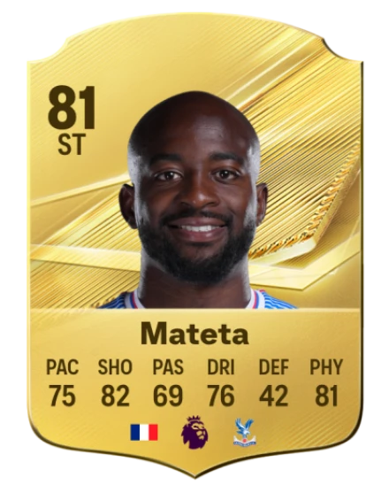 Mateta 81 Common ST FC 26 card