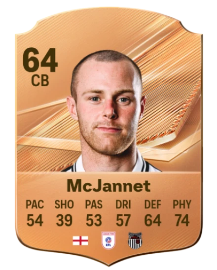 McJannet 64 Common CB FC 26 card